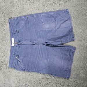 Phys.Sci Shorts Men 38 Blue Carpenter Relaxed Fit Loose Baggy Skater Vintage Y2K